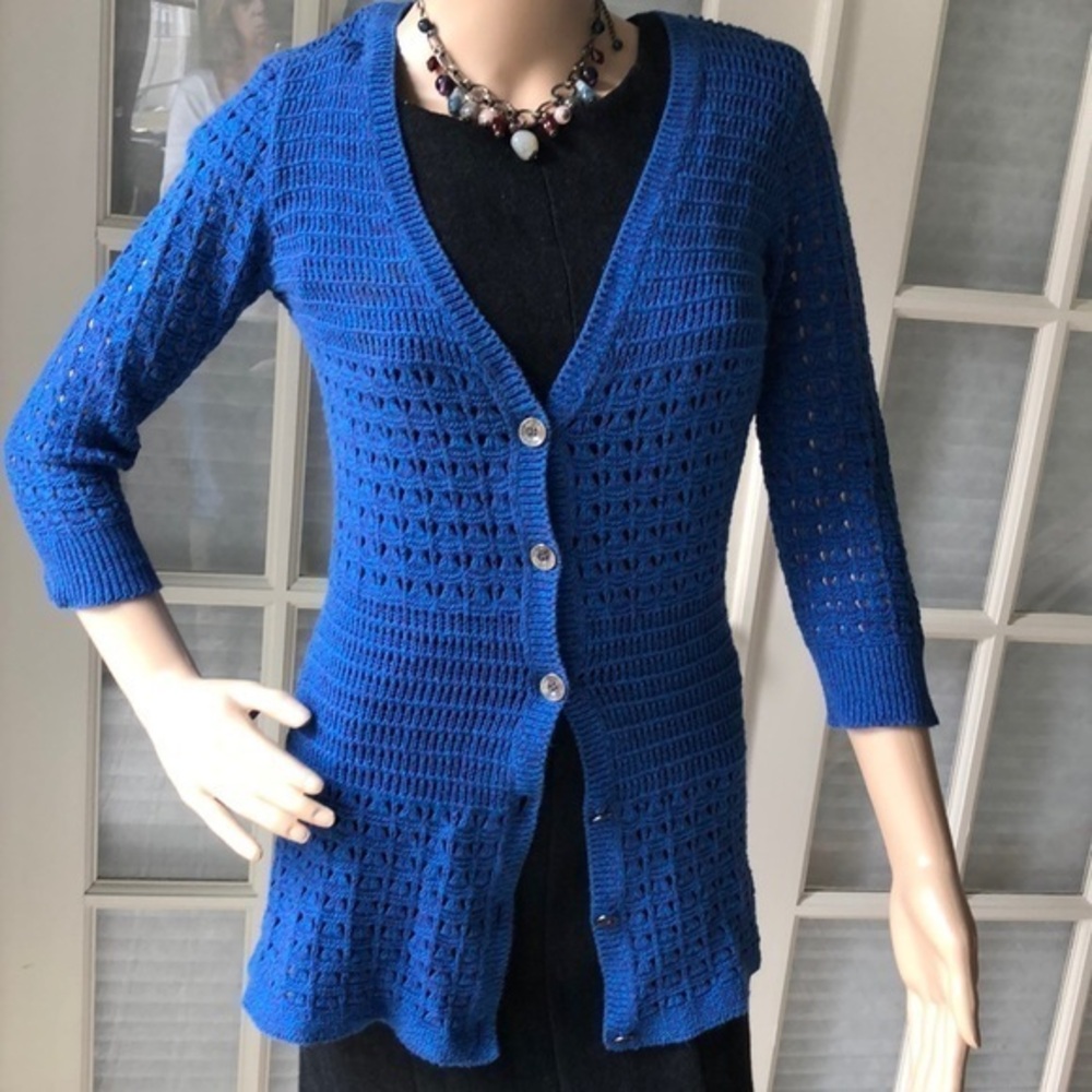 DNKY Jeans Gorgeous blue/purple long sweater